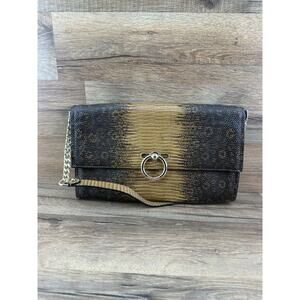 Rebecca Minkoff Jean Clutch Snakeskin Crossbody
